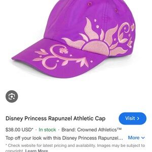 Crowned Athletics Purple Sunburst Cap - Rapunzel